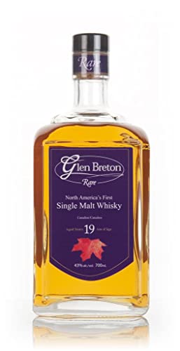 Glen Breton Rare 19 Years Old Canadian Single Malt Whisky mit Geschenkverpackung (1 x 0.7 l) von Glen Breton