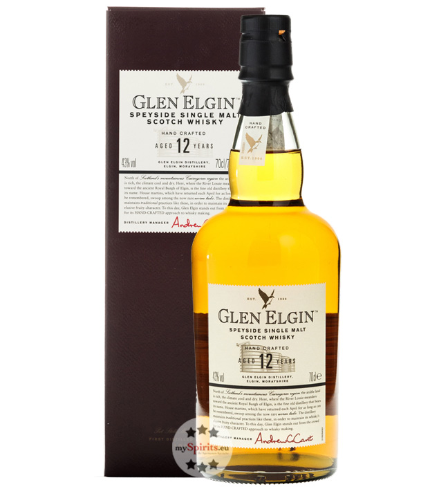 Glen Elgin 12 Jahre Single Malt Scotch Whisky (43 % vol., 0,7 Liter) von Glen Elgin