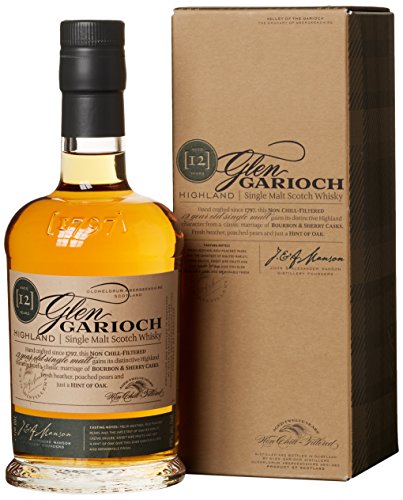 Glen Garioch 12 Jahre | Single Malt Scotch Whisky | gereift in nordamerikanischen Bourbon-Fässern und spanischen Sherry-Fässern | 48% Vol | 700ml Einzelflasche von Glen Garioch