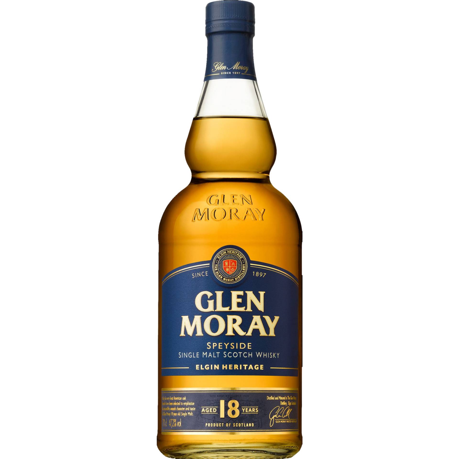 Glen Moray 18 Years Speyside Single Malt, Scotch, 47,2% Vol, 0,7 L, Spirituosen von Glen Moray Customer Service Société des Vins et Spiritueux LM 94220 Charenton France