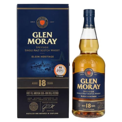 Glen Moray 18 Years Old Elgin Heritage First Fill American Cask 47,20% 0,70 Liter von Glen Moray