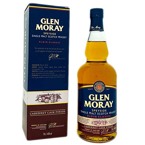 Glen Moray Elgin Classic Cabernet Cask Finish 40,00% 0,70 Liter von Glen Moray