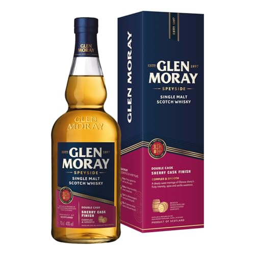 Glen Moray Sherry Cask Finish | Schottischer Single Malt Whisky aus der Speyside | mit Geschenkverpackung | 1 x 0,7 l von Glen Moray
