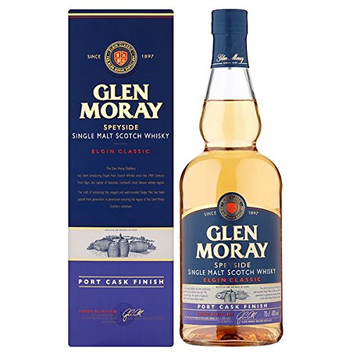 Glen Moray Speyside-Port Cask Finish Single Malt Scotch Whisky 70 cl (Packung mit 70 cl) von Glen Moray