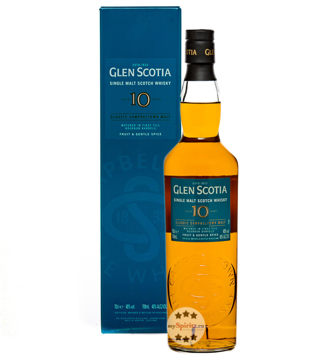 Glen Scotia 10 Jahre Single Malt Whisky - Unpeated (40 % Vol., 0,7 Liter) von Glen Scotia Distillery