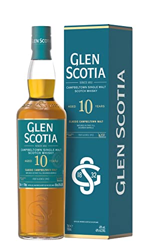 Glen Scotia 10 Years Old Classic Campbeltown Malt 40% Vol. 0,7l in Geschenkbox von Glen Scotia
