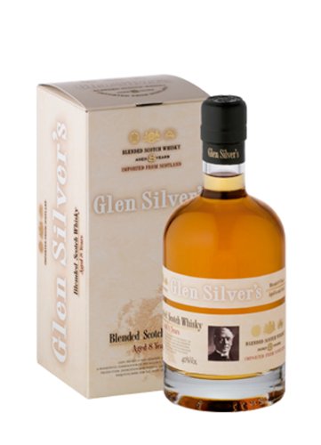 Glen Silvers Blended 8 years Geschenkkarton Whisky, 1er Pack (1 x 700 ml) von Glen Silvers