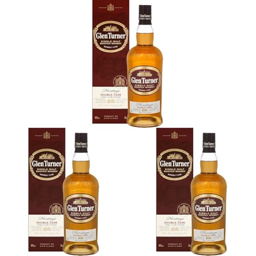 Glen Turner Single Malt Heritage Scotch Whisky (1 x 0,7l) (Packung mit 3) von Glen Turner