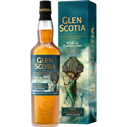 Glen Scotia | Icons of Campbeltown Mermaid Nr. 1 - Die Meerjungfrau | 12 Years Old Single Malt Scotch Whisky 0.7 l 54.10% vol von GlenScotia
