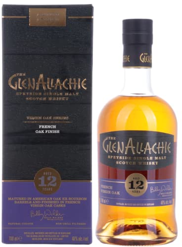 The GlenAllachie 12 Years Old Single Malt FRENCH VIRGIN OAK FINISH 48% Volume 0,7l in Geschenkbox Whisky, 24953 von Glenallachie