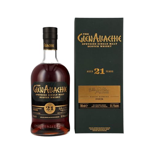 GlenAllachie 21 Jahre - Batch 4 - Speyside Single Malt Scotch Whisky (1x0,7l) von Glenallachie