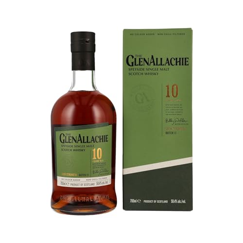 The GlenAllachie 10 Jahre - Cask Strength - Batch 11 - Speyside Single Malt Scotch Whisky (1x0,7l) von Glenallachie