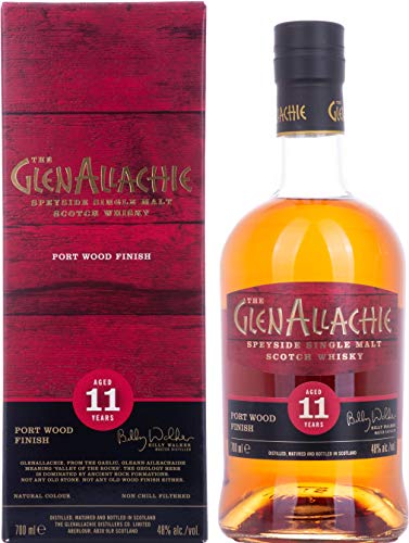 The GlenAllachie 11 Years Old PORT WOOD FINISH Single Malt Scotch (1 x 0.7 l) von Glenallachie