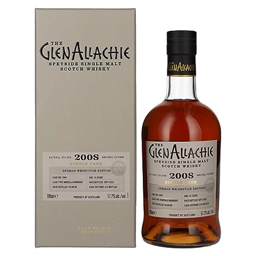 The GlenAllachie 14 Years Old Marsala Barrique 2008 57,2% Vol. 0,7l in Geschenkbox von Glenallachie