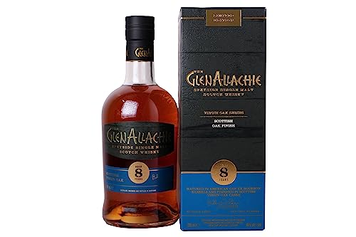 The GlenAllachie 8 Years Old SCOTTISH VIRGIN OAK FINISH 48% Vol. 0,7l in Geschenkbox von Glenallachie