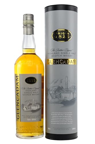 Glencadam | Origin 1825 | Single Malt Scotch | The Rather Elegant Whisky | 700 ml | 40% Vol. | Cremige Vanille & florale Süße | In Ex-Bourbon-Fässern gereift | Mit Geschenkverpackung von Glencadam