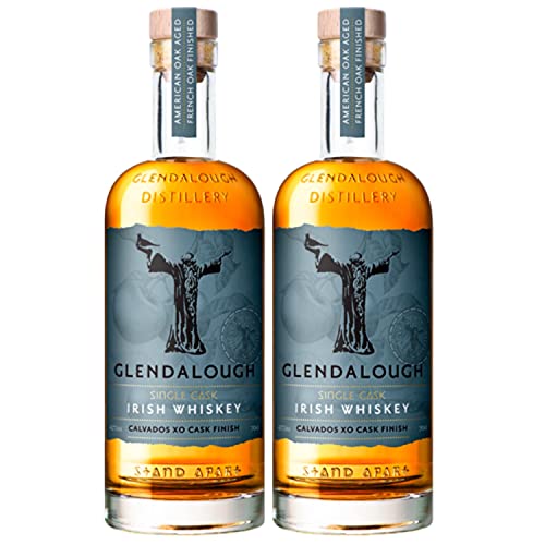 Glendalough Calvados XO Single Cask Finish Irish Whiskey Irland I Visando Paket (2 Flaschen) von Glendalough