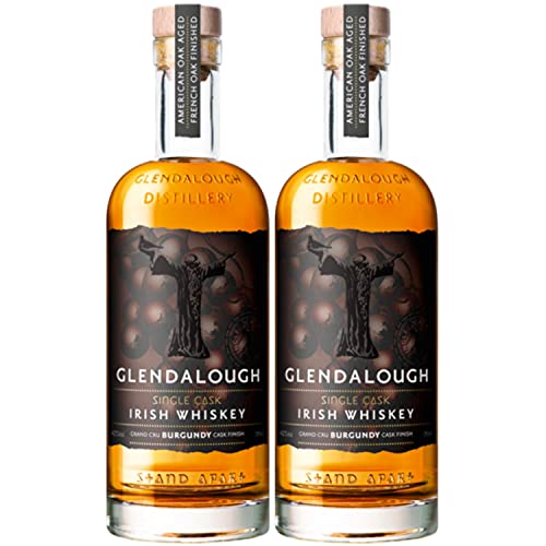 Glendalough Grand Cru Burgundy Single Cask Finish Irish Whiskey Irland I Visando Paket (2 Flaschen) von Glendalough