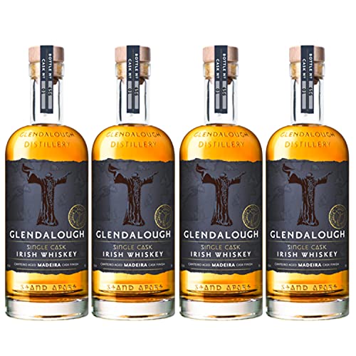Glendalough Madeira Single Cask Finish Irish Whiskey Irland I Visando Paket (4 Flaschen) von Glendalough