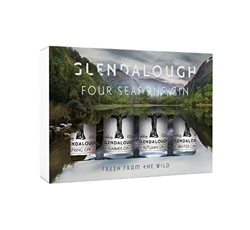 Glendalough Wild Botanical Gin I Irland I Miniatur Set I 4x 50ml (Sping, Summer, Autmn, Winter Edition) von Glendalough