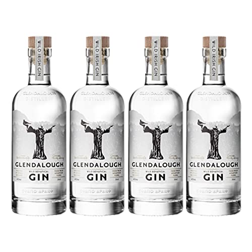 Glendalough Wild Botanical Gin Irland I Visando Paket (4 Flaschen) von Glendalough