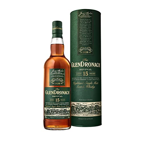 Glendronach Revival 15 Jahre Single Malt Scotch Whisky (1 x 0.7 l) von Glendronach