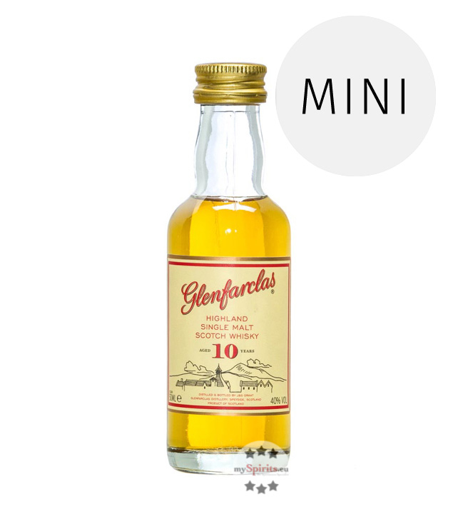 Glenfarclas 10 Jahre Whisky  Mini (40 % Vol., 0,05 Liter) von Glenfarclas