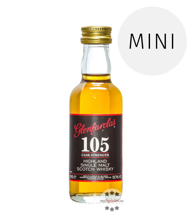 Glenfarclas 105 Cask Strength Whisky  Mini (60 % Vol., 0,05 Liter) von Glenfarclas