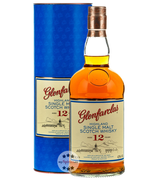 Glenfarclas 12 Jahre Highland Single Malt Scotch Whisky (43 % vol., 0,7 Liter) von Glenfarclas