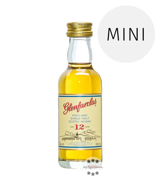 Glenfarclas 12 Jahre Scotch Whisky  (43 % vol., 0,05 Liter) von Glenfarclas