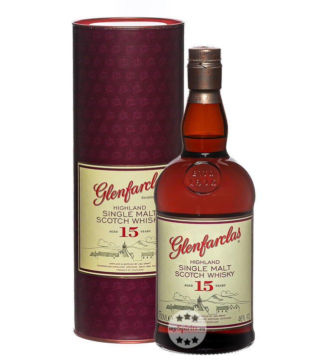 Glenfarclas 15 Jahre Highland Single Malt Whisky (46 % Vol., 0,7 Liter) von Glenfarclas