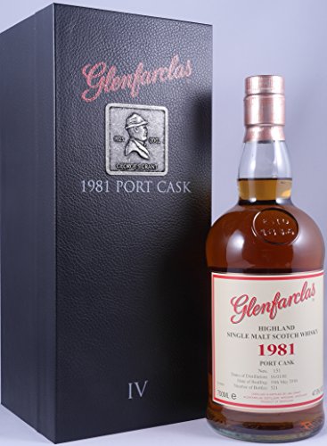 Glenfarclas 1981 35 Years 4. Edition Port Cask Highland Single Malt Scotch Whisky Cask Strength 47,9% aus der limited Six Generations Serie - eine von 521 Flaschen Glenfarclas 1981 35 Years 4. Edition Port Cask Highland Single Malt Scotch Whisky Cask Strength 47,9% aus der limited Six Generations Serie - eine von 521 Flaschen von Glenfarclas