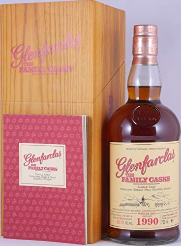 Glenfarclas 1990 29 Years The Family Casks Sherry Hogshead Cask 1188 Highland Single Malt Scotch Whisky Cask Strength 53,1% Vol. - eine von nur 186 Flaschen! Glenfarclas 1990 29 Years The Family Casks Sherry Hogshead Cask 1188 Highland Single Malt Scotch Whisky Cask Strength 53,1% Vol. - eine von nur 186 Flaschen! von Glenfarclas