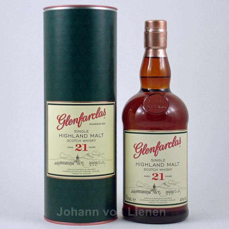 Glenfarclas 21 Years 0,7 Ltr 43% von Glenfarclas