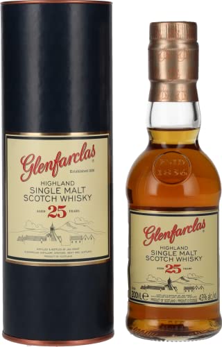 Glenfarclas 25 Years Old Highland Single Malt 43% Vol. 0,2l in Geschenkbox von Glenfarclas