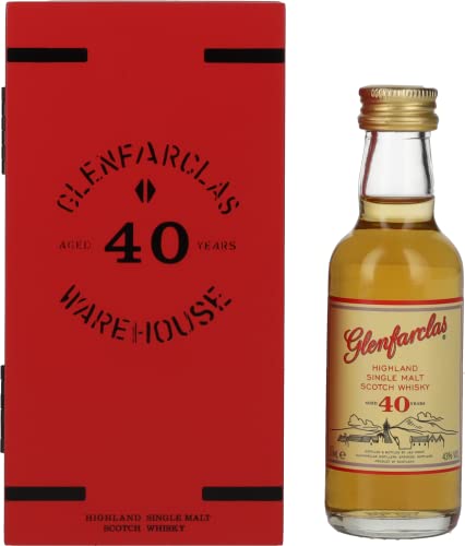 Glenfarclas 40 Years Old Highland Single Malt Scotch Whisky 43% Vol. 0,05l in Geschenkbox von Glenfarclas