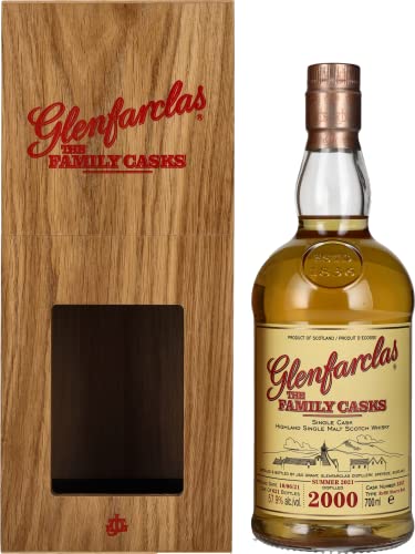 Glenfarclas THE FAMILY CASKS Single Cask SUMMER 2021 Refill Sherry Butt 2000 57,9% Vol. 0,7l in Holzkiste Glenfarclas THE FAMILY CASKS Single Cask SUMMER 2021 Refill Sherry Butt 2000 57,9% Vol. 0,7l in Holzkiste von Glenfarclas