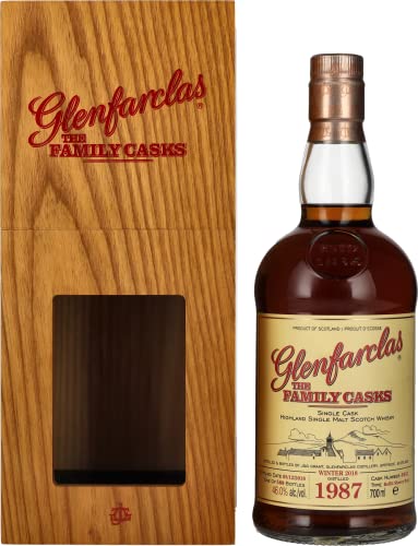 Glenfarclas THE FAMILY CASKS Single Cask WINTER 2018 Refill Sherry Butt 1987 46% Vol. 0,7l in Holzkiste Glenfarclas THE FAMILY CASKS Single Cask WINTER 2018 Refill Sherry Butt 1987 46% Vol. 0,7l in Holzkiste von Glenfarclas