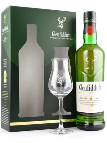 Glenfiddich 12 Jahre Geschenkedition, Single Malt Scotch Whisky, 0,7l, 40% von Glenfiddich