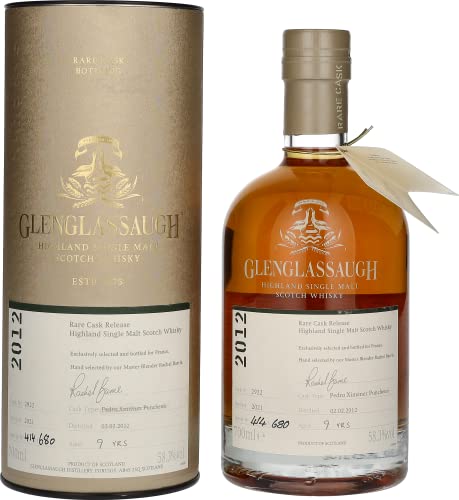 Glenglassaugh 9 Years Old RARE CASK RELEASE 2012 PX Puncheon Batch 4 58,3% Vol. 0,7l in Geschenkbox von Glenglassaugh