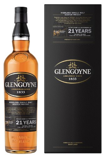 Glengoyne Highland Single Malt Sherry Cask 21 Jahre 43% 1 Flasche, 1er Pack (1 x 700 ml) von Glengoyne Highland Single Malt