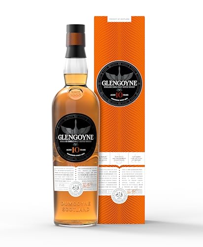 Glengoyne 10 Jahre Single Malt Scotch Whisky mit Geschenkverpackung (1 x 0,7 l) von Glengoyne