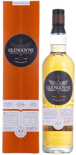Glengoyne 10 Years Old Highland Single Malt Scotch Whisky 40% Vol. 0,7l in Geschenkbox von Glengoyne
