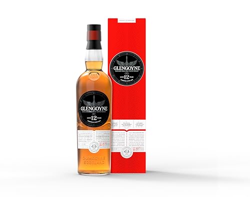 Glengoyne 12 Jahre Single Malt Scotch Whisky mit Geschenkverpackung (1 x 0,7 l) von Glengoyne