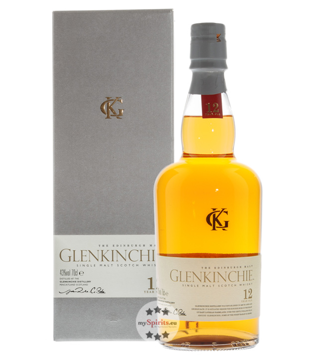 Glenkinchie 12 Jahre Lowland Single Malt Whisky (43 % vol., 0,7 Liter) von Glenkinchie Distillery