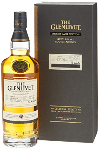 Glenlivet 18 Years Old Allargue Single Cask Edition Whisky mit Geschenkverpackung (1 x 0.7 l) von Glenlivet