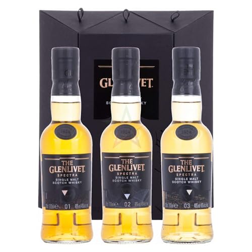 The Glenlivet SPECTRA Single Malt Scotch Whisky 40% Vol. 3x0,2l in Geschenkbox von Glenlivet