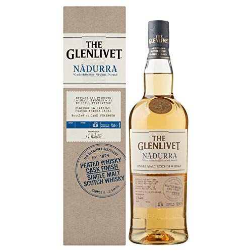 Nadurra Peated Single Malt Scotch Whisky The Glenlivet 0,7 ℓ, Astucciato von Glenlivet