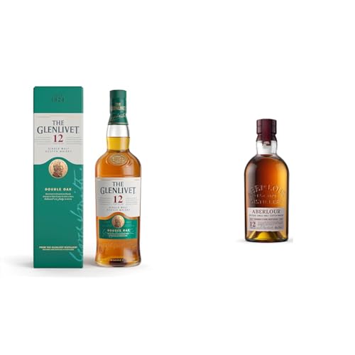 Set aus Glenlivet 12 Jahre Single Malt Scotch Whisky & Aberlour 12 Jahre Highland Single Malt Scotch Whisky - 2 x 0,7 l von Glenlivet