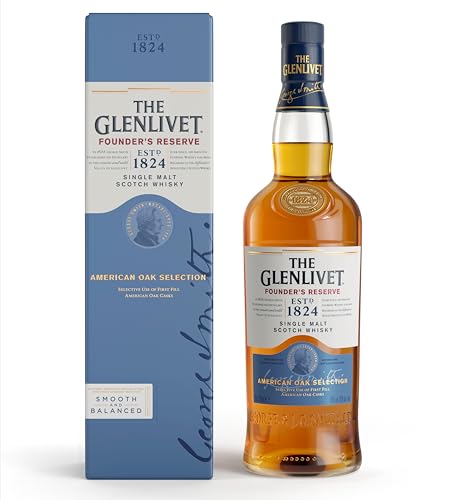 Glenlivet Founder's Reserve Single Malt Scotch Whisky – Schottischer Single Malt Whisky aus der Speyside Region – 1 x 0,7 l von Glenlivet